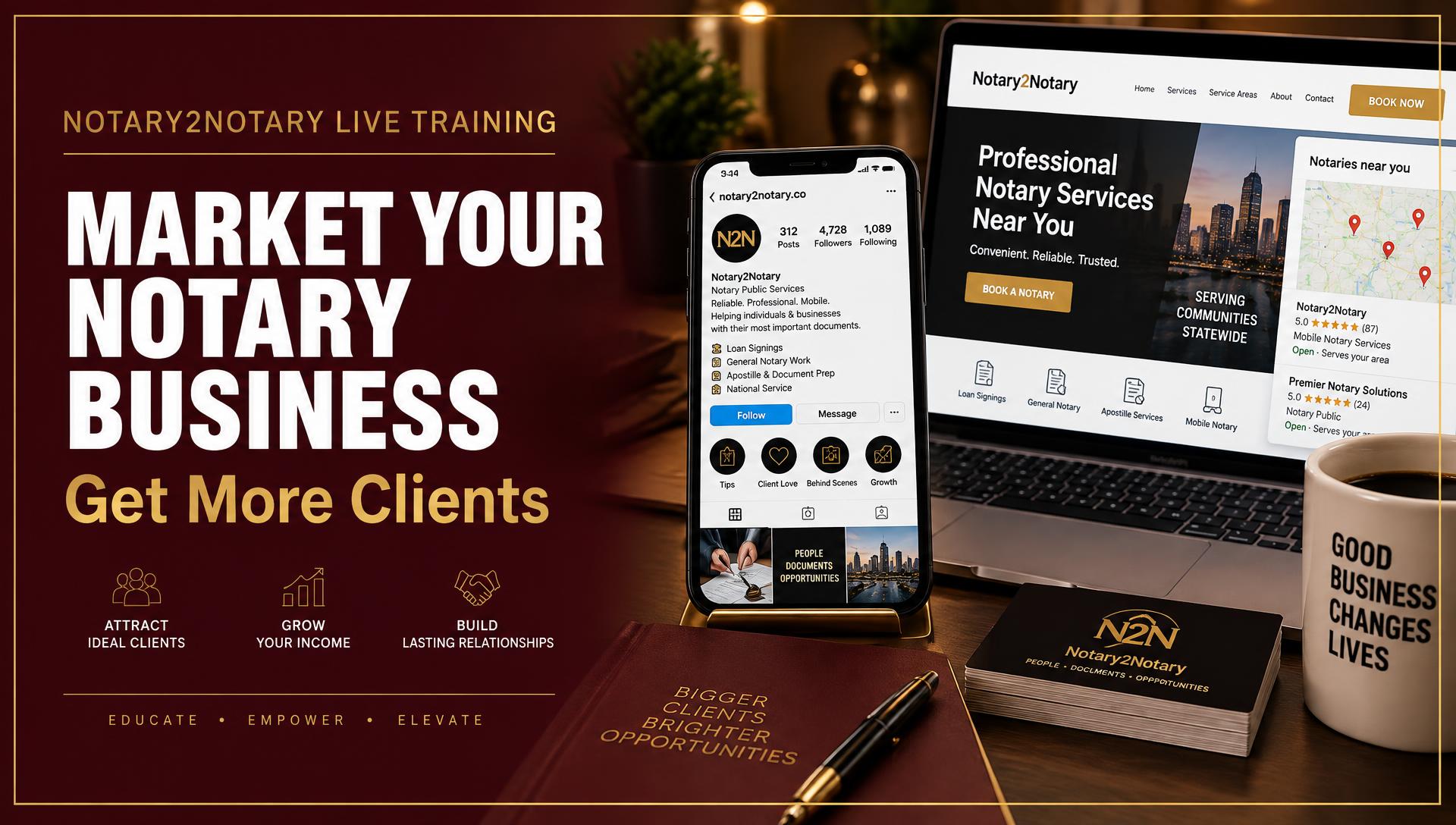 How to Market Your Notary Business & Get More Clients