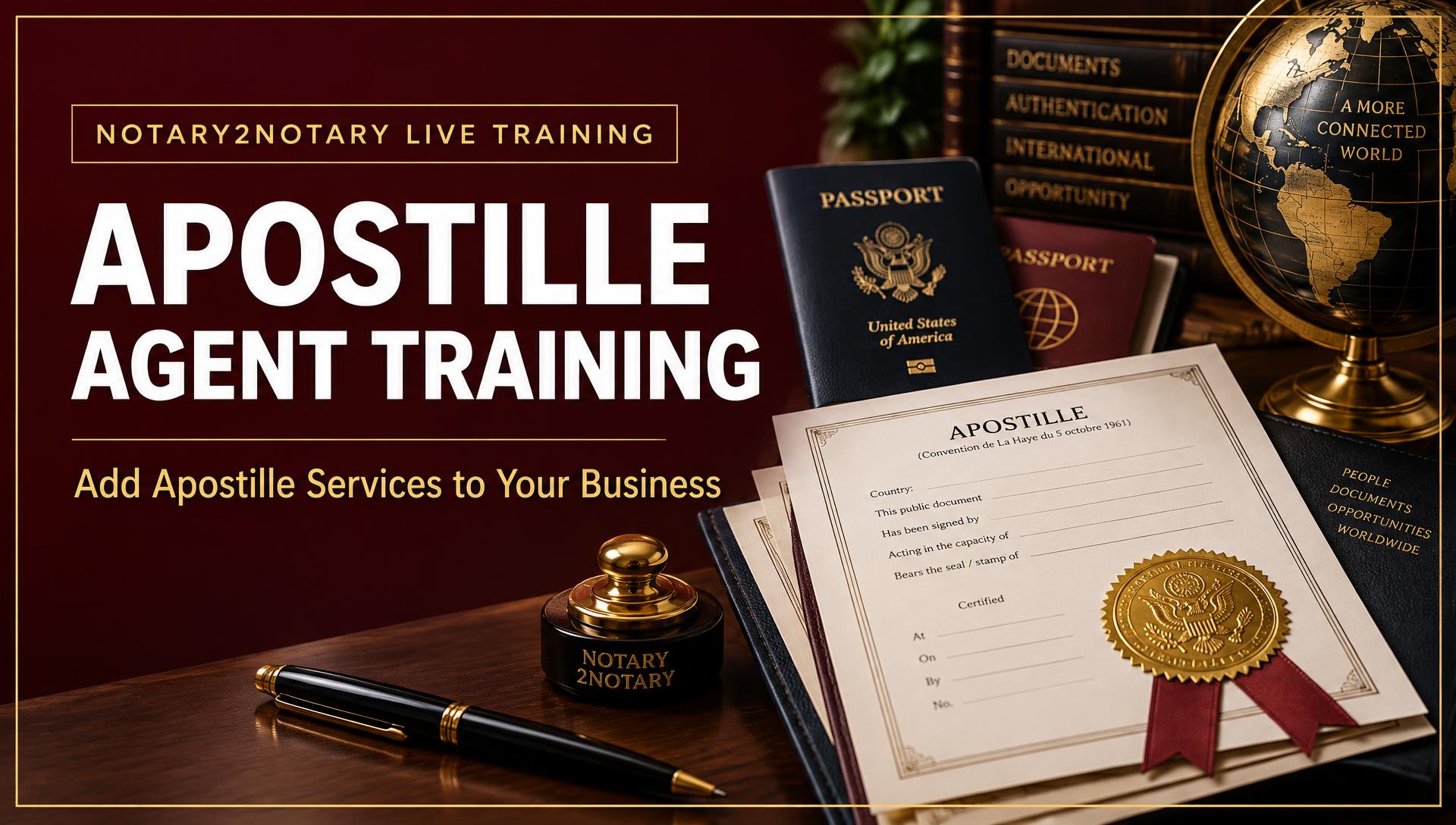 Apostille Agent Training: How to Add Apostille Services to Your Business