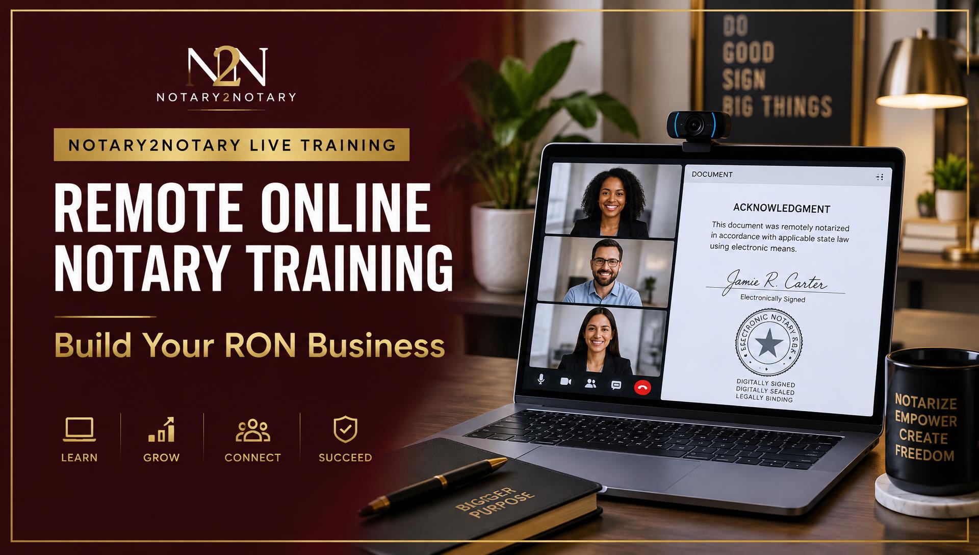 Remote Online Notary Training: Build Your RON Business