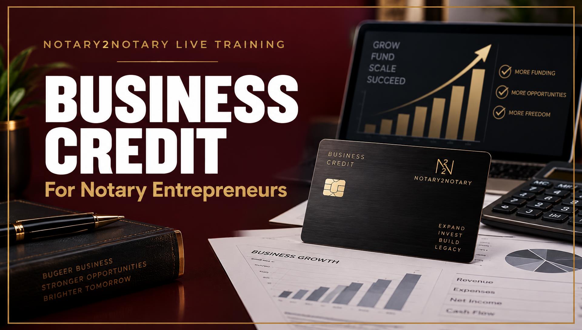 Business Credit for Notary Entrepreneurs